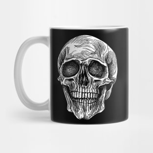 Skull Pen Drawing Mug